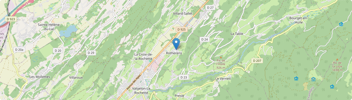 Rotherens - Carte
