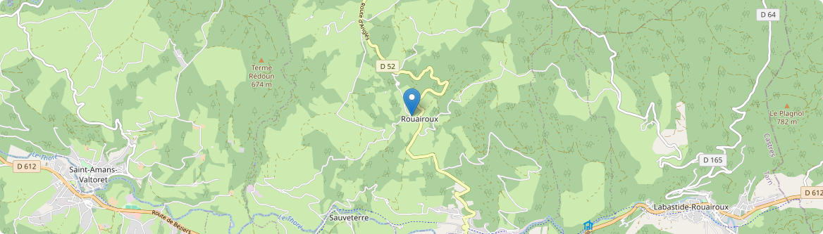 Rouairoux - Carte
