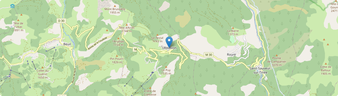 Roubion - Carte