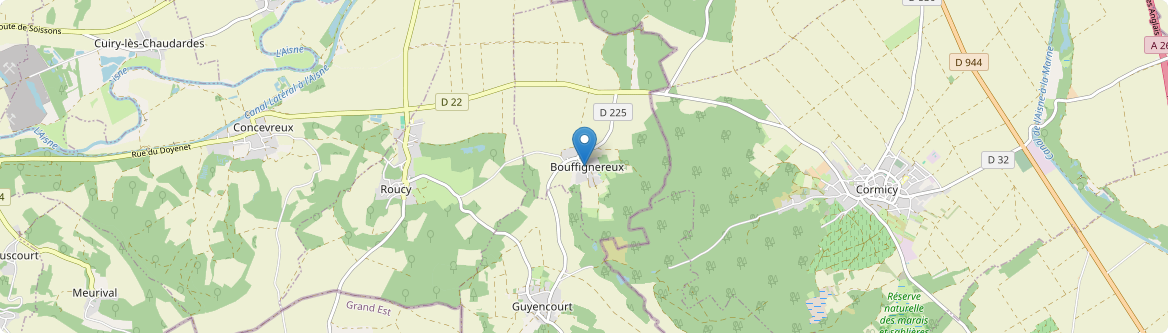 Roucy - Carte