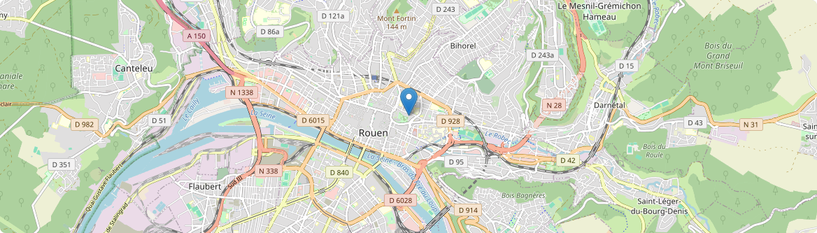 Rouen - Carte