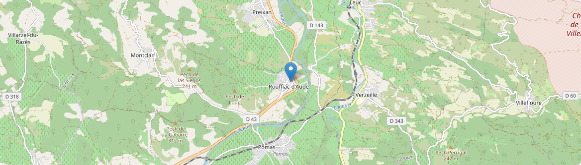 Rouffiac-d'Aude - Carte