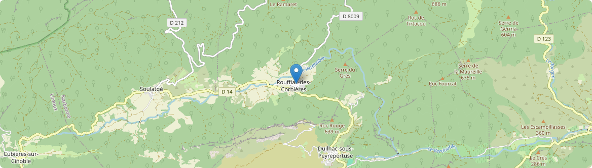 Rouffiac-des-Corbières - Carte