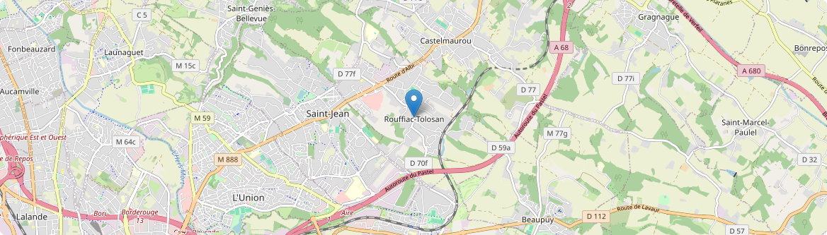 Rouffiac-Tolosan - Carte