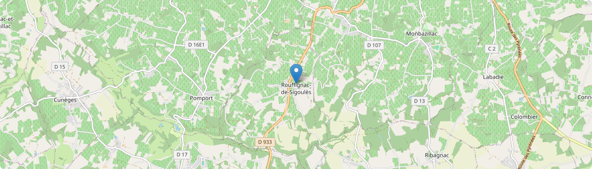 Rouffignac-de-Sigoulès - Carte