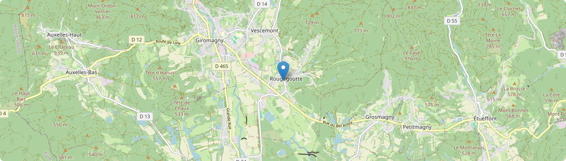 Rougegoutte - Carte
