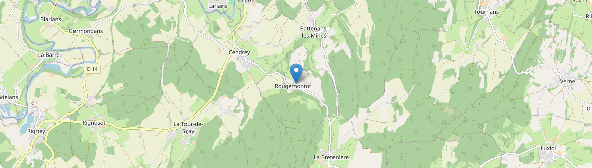 Rougemontot - Carte