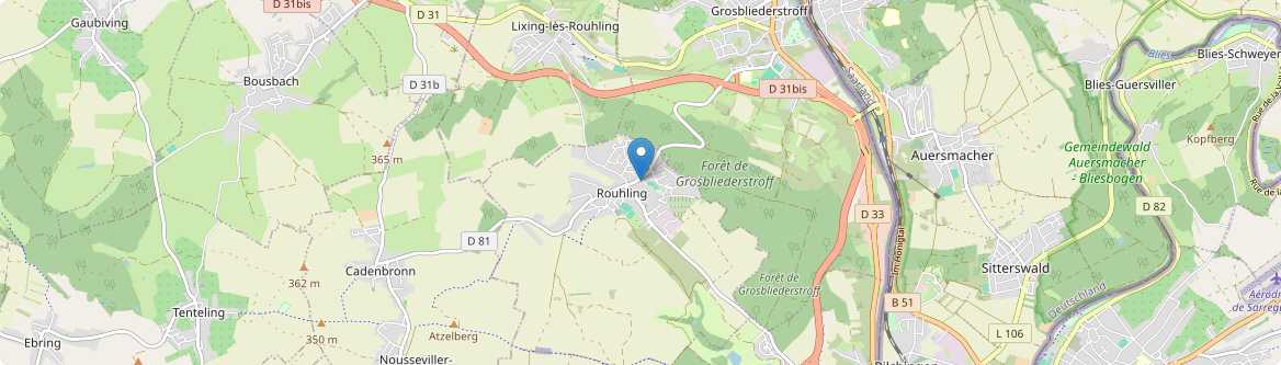 Rouhling - Carte