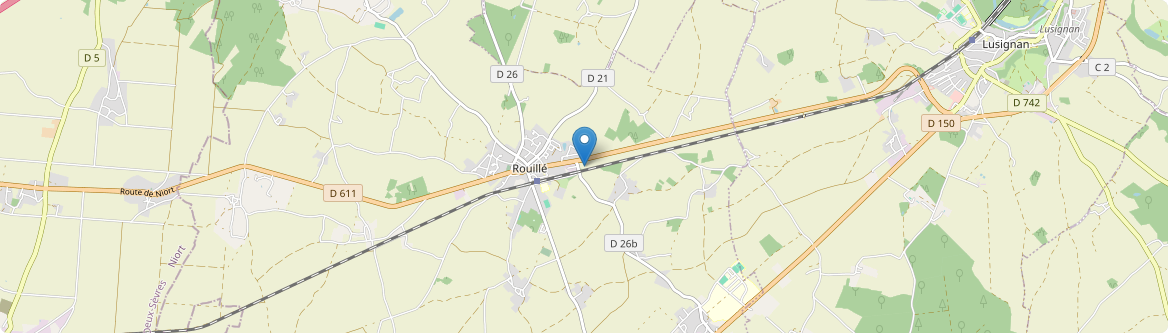 Rouillé - Carte