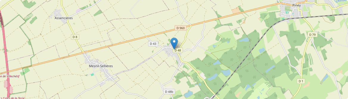 Rouilly-Sacey - Carte