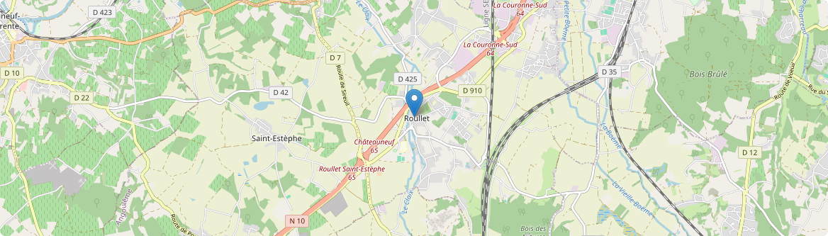 Roullet-Saint-Estèphe - Carte