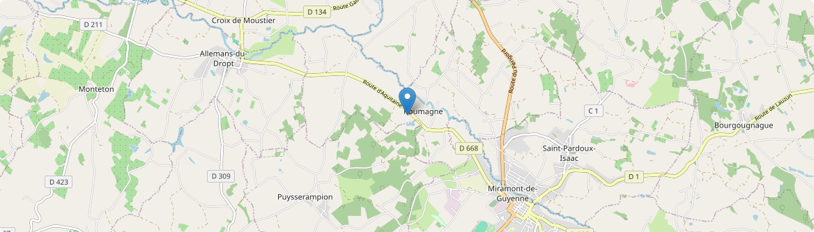 Roumagne - Carte