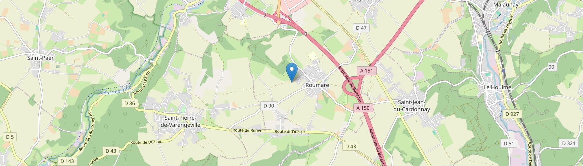 Roumare - Carte