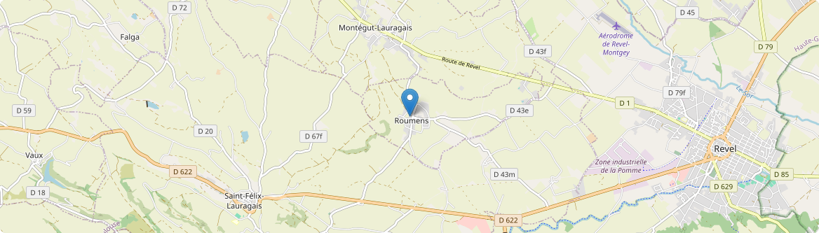 Roumens - Carte