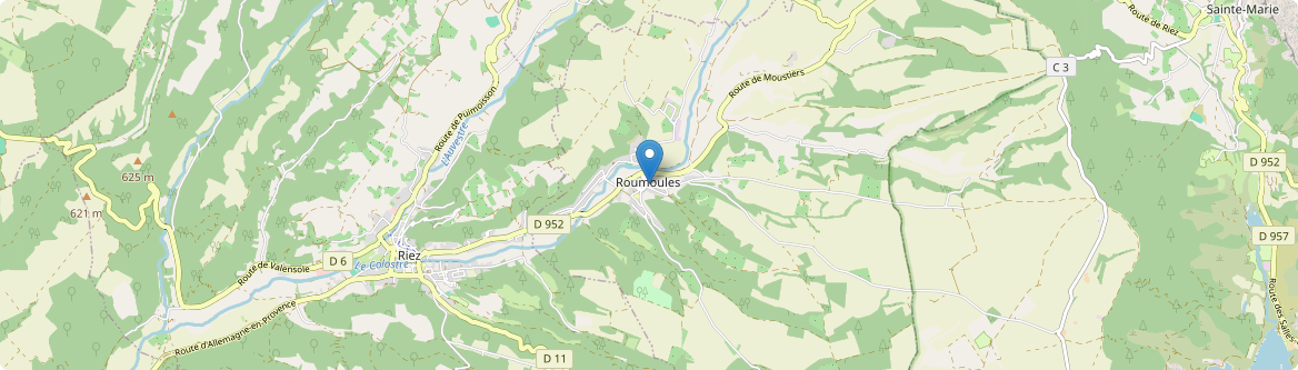 Roumoules - Carte