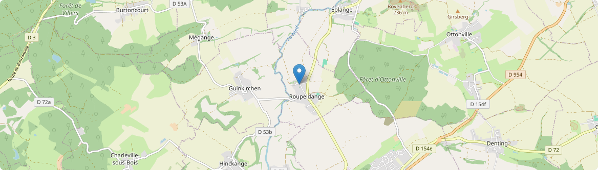 Roupeldange - Carte