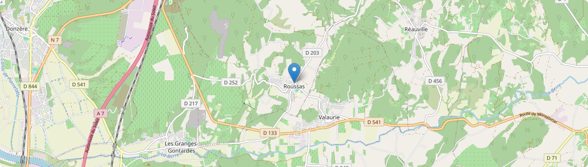 Roussas - Carte