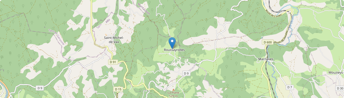 Roussayrolles - Carte