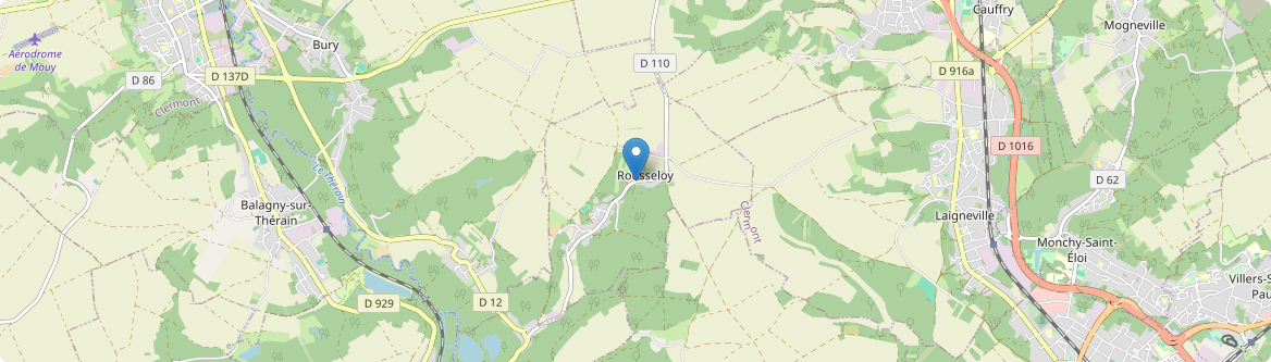 Rousseloy - Carte