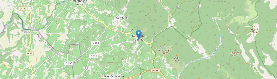 Rousset-les-Vignes - Carte