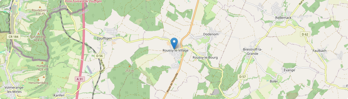 Roussy-le-Village - Carte
