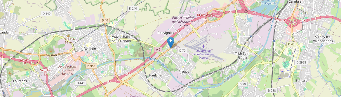 Rouvignies - Carte