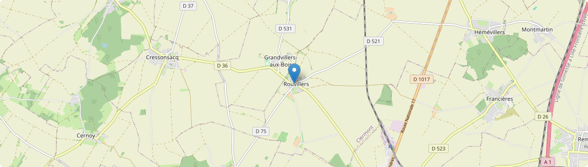 Rouvillers - Carte