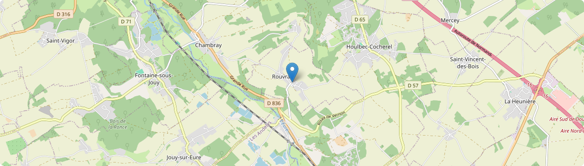 Rouvray - Carte