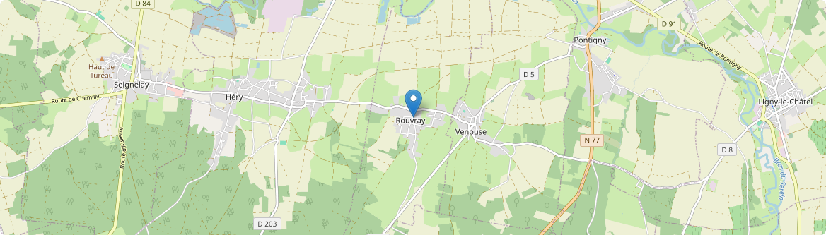 Rouvray - Carte