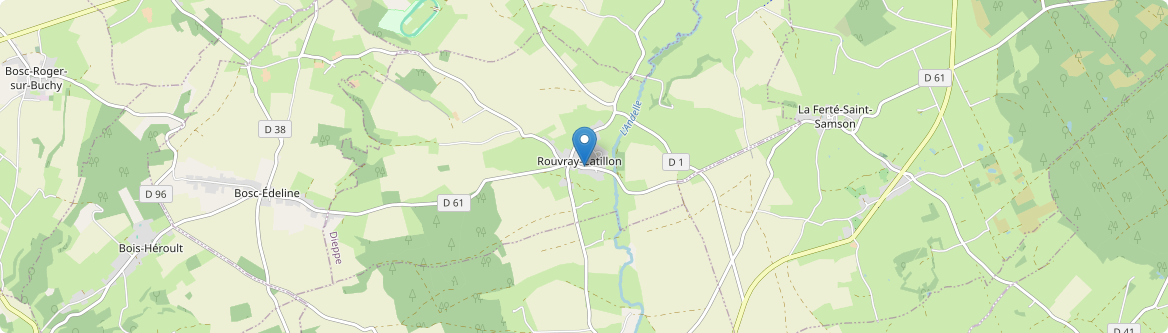 Rouvray-Catillon - Carte