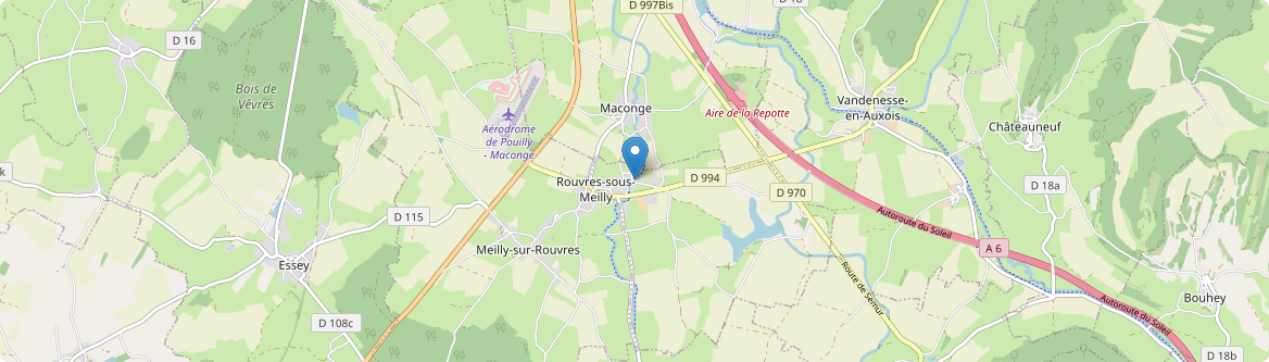 Rouvres-sous-Meilly - Carte