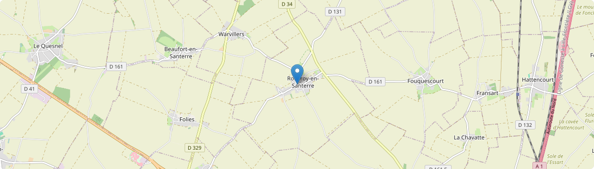 Rouvroy-en-Santerre - Carte