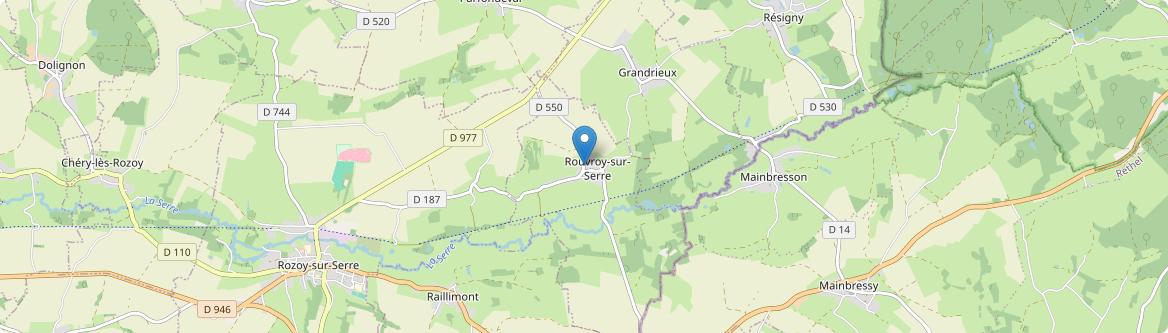 Rouvroy-sur-Serre - Carte