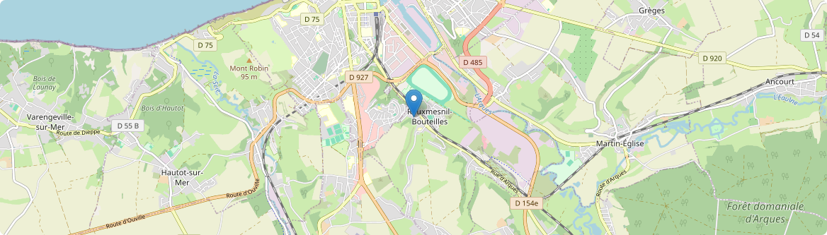 Rouxmesnil-Bouteilles - Carte
