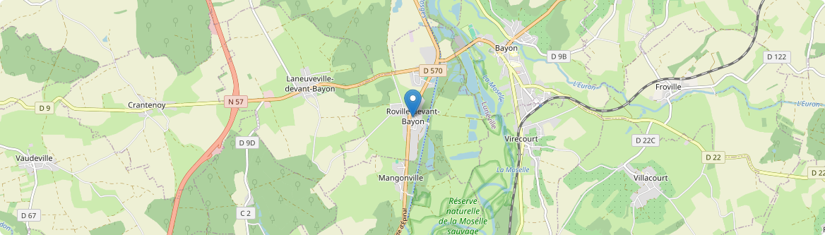 Roville-devant-Bayon - Carte