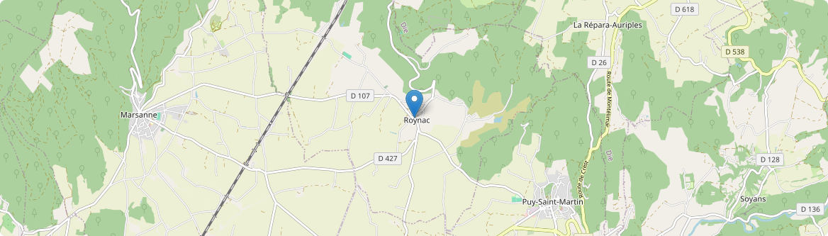 Roynac - Carte