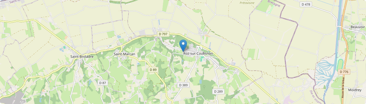 Roz-sur-Couesnon - Carte