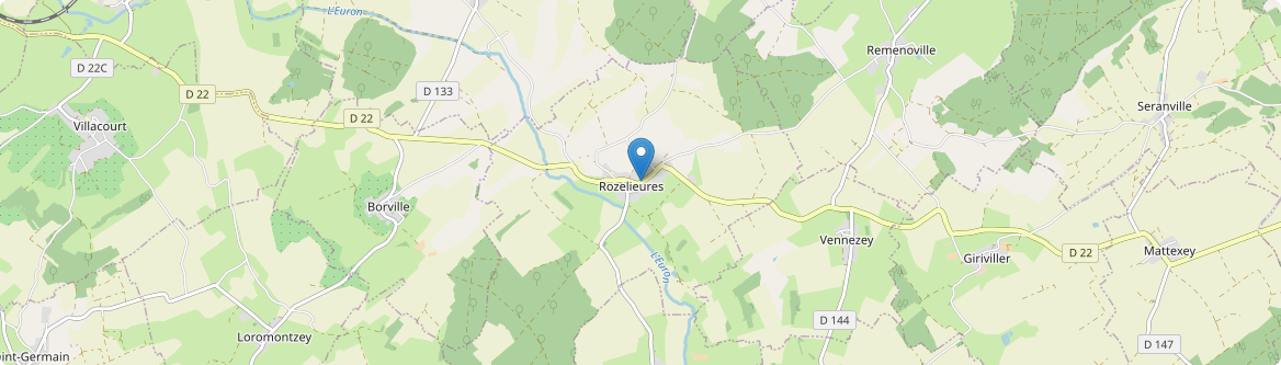 Rozelieures - Carte