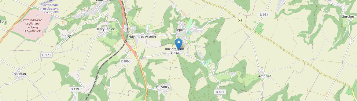 Rozières-sur-Crise - Carte