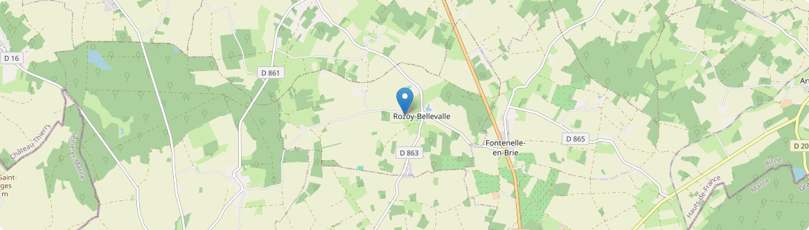 Rozoy-Bellevalle - Carte