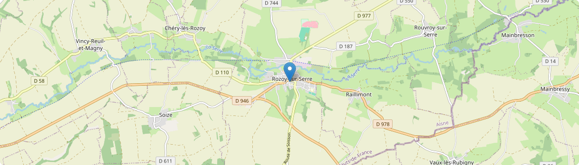 Rozoy-sur-Serre - Carte