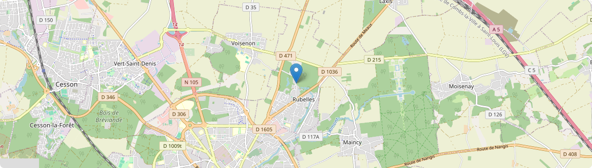 Rubelles - Carte