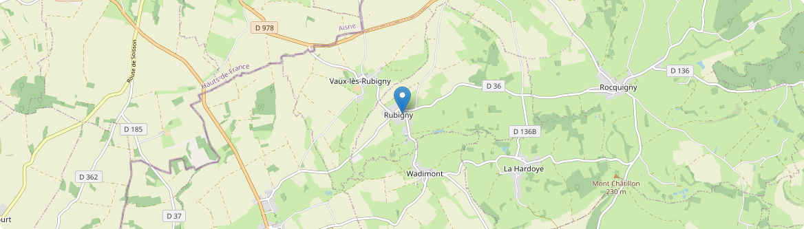 Rubigny - Carte