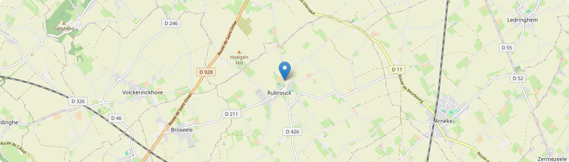 Rubrouck - Carte