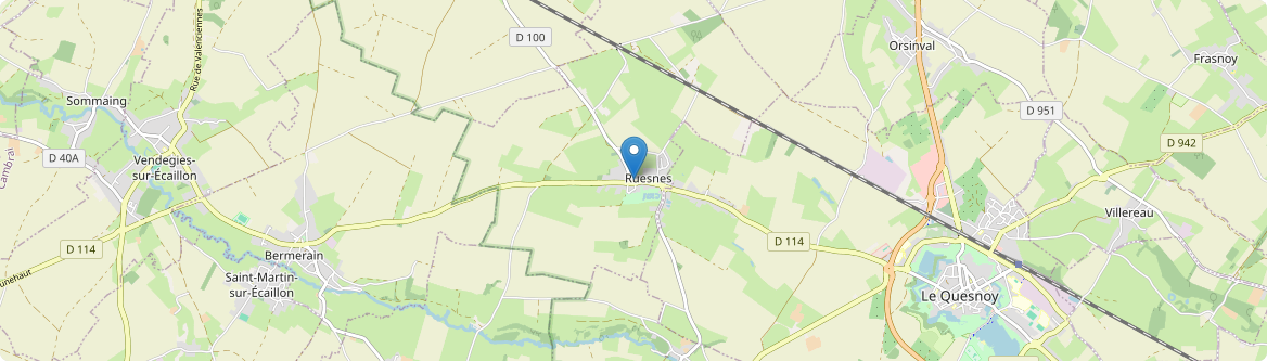 Ruesnes - Carte