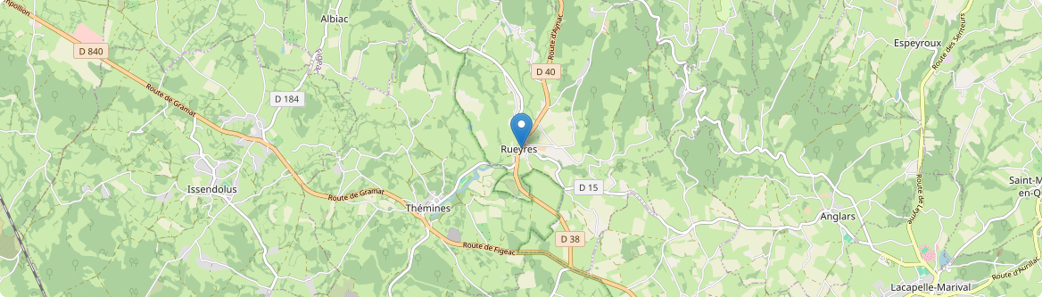 Rueyres - Carte