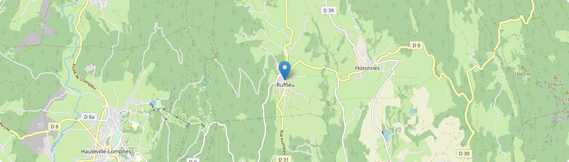 Ruffieu - Carte