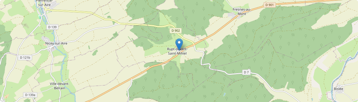 Rupt-devant-Saint-Mihiel - Carte