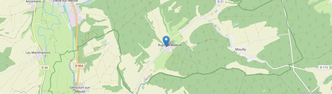 Rupt-en-Woëvre - Carte