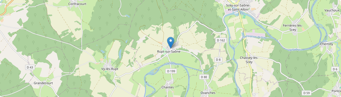 Rupt-sur-Saône - Carte